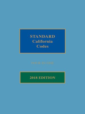 cover image of Matthew Bender Standard California Codes: 4-in-1